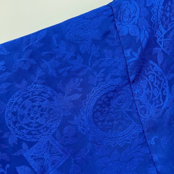 Victoria Secret Gold label Blue Robe Woman's One Size Tie Flawed - Picture 3 of 13